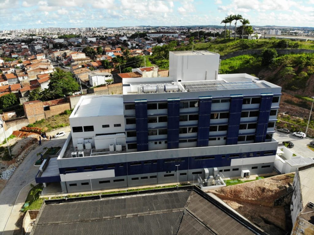 Execução do prédio materno-infantil do Hospital Universitário de Sergipe