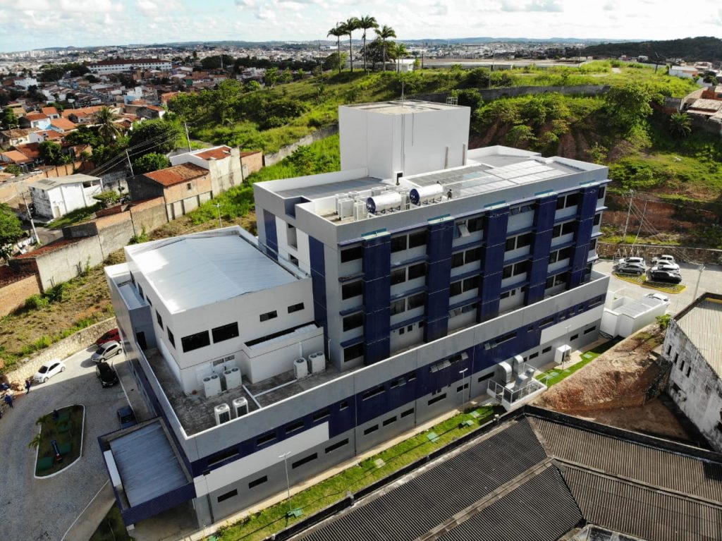 Execução do prédio materno-infantil do Hospital Universitário de Sergipe
