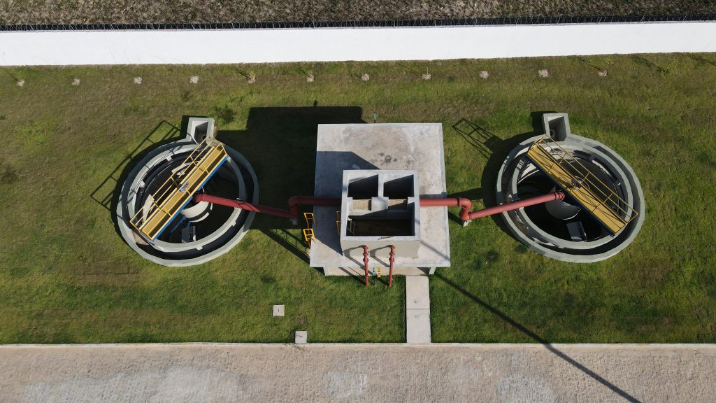 Execução da obra do subsistema Jabotiana de estação de tratamento de esgoto
