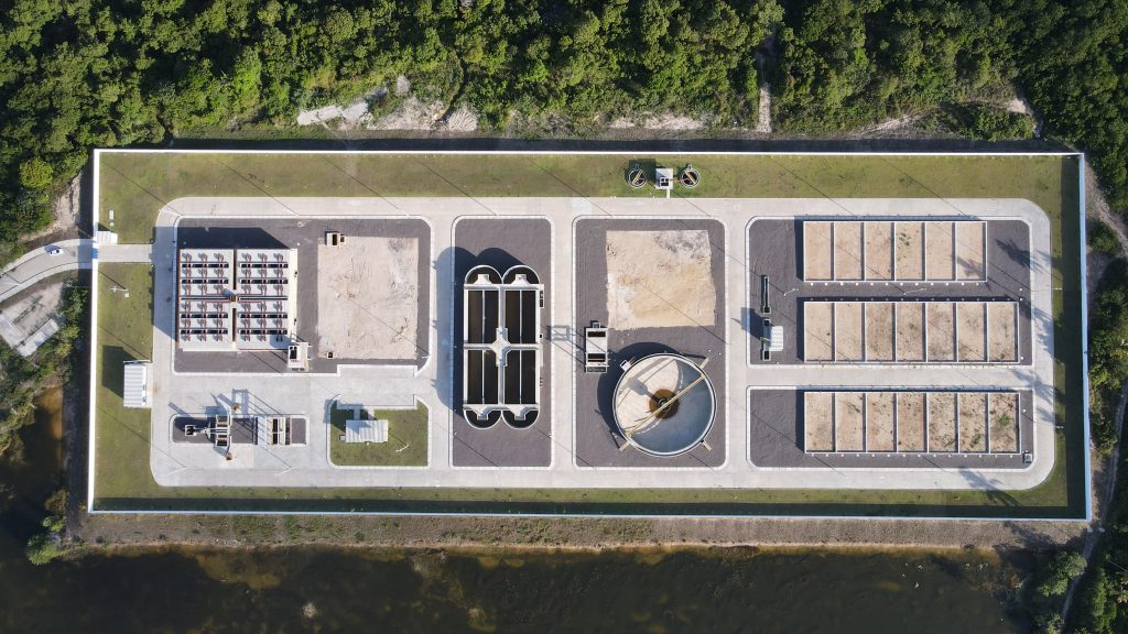 Execução da obra do subsistema Jabotiana de estação de tratamento de esgoto