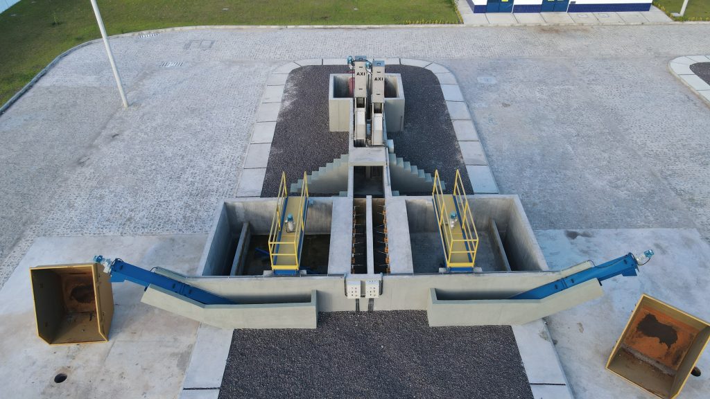 Execução da obra do subsistema Jabotiana de estação de tratamento de esgoto